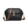 Miniatyrbild 1 av 5: Mjuk Läder Crossbody Väska, Axelväska för Kvinnor Crossbody Skalväska Black