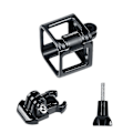 Miniatyrbilde 3 av 3: Standard rammefeste beskyttende husdeksel for GoPro Hero 4 Session 5 Session kamera