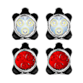 Pikkukuva 1 / 5: 4 Pack USB Ladattava Polkupyörän Valosarja Etu- ja Taka LED Polkupyörä L...[HsSs]