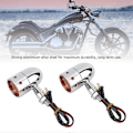 Miniatyrbild 2 av 3: Retro Bullet-formad Motorcykel Blinkerslampa med Ljusstark LED