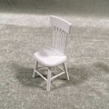 Miniatyrbild 3 av 5: 5 st/set 1:12 Mini Dockhusmöbler Trämatbord Stolsset Fickleksak White