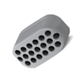 Miniatyrbilde 3 av 4: Kjeve-trener i silikon Grey