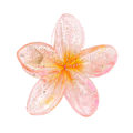 Miniatyrbild 3 av 3: Simulerad Bauhinia Blomma Hästsvans Klämma Glansig Halkfri Blomma Formade Hårklämmor Spännen