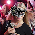 Miniatyrbilde 4 av 5: Maskerade Masker Sett for Par, Venetiansk Festmaske Kostymemaske style 3