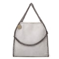 Miniatyrbilde 1 av 7: Damer Crossbody Vesker Mote Skulderveske Kjedevesker Mote Bærbar Kjede Vevde Håndvesker grå grey