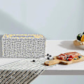 Miniatyrbillede 4 af 5: Rattan Vævsæske, Vintage Serviet Holder, Opbevaringsbeholder Til Rod, Stuebord Dekoration
