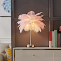 Miniatyrbillede 4 af 5: Fjeder Bordlampe Natlampe Batteridrevet LED Bordlampe Til Soveværelse Stue Fest Bryllup Midtpunkt Jul Valentinsdag PK