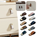 Miniatyrbilde 4 av 5: Hardware Lær Håndtak Robust Flerbruks Skaphåndtak For Soverom F3420 Caramel Brown