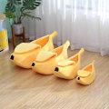 Miniatyrbillede 1 af 5: Banan Katteseng Hus Sjov Sød Hyggelig Kæledyrs Kattenest Varmt Komfort Blød Vaskbar Yellow XL