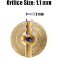 Miniatyrbillede 4 af 5: 1,1 mm skumkanon-dyse, universelle gevindspidser til Sno