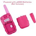 Miniatyrbilde 3 av 5: Leker for jenter og gutter i alderen 3-12 år, Walkie Talkies for barn 22 kanaler 2-veis radioleke med bakgrunnsbelyst LCD-lommelykt, 4,8 km rekkevidde for utendørs bruk, camping