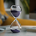 Miniatyrbillede 1 af 5: 5/15/30/60 Minutter Nyt Nordisk Glas Dråbe Time Timeglas Timer Kreativ Boligindretning Håndværk Dekoration Valentinsdagsgave 30min 8x20 cm Red