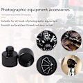 Miniatyrbild 2 av 5: 2x Mikrofonstativadapter 5/8 Hon till 3/8 Han Trådad Stativfäste Skruvadapter Combo Pack för Mikrofonfäste & Stativ Black Color