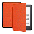 Miniatyrbilde 1 av 5: Slank og slitesterk PU-lærdeksel for Kindle Paperwhite 6 12. generasjon 2024 med automatisk vekke-/sovefunksjon orange