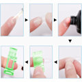 Miniatyrbild 3 av 5: 5 st Polygel nagelklämmor, nagelspetsklämma för snabbbyggande gel, transparenta nagelklämmor, nagelkonstverktygsklämma
