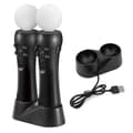 PS4 VR Move Controller Dubbelladdare | Uppgraderad VR-spelskontroll laddningsdocka (endast laddare)