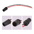 Miniatyrbillede 6 af 6: T10 w5w led / halogen stik / fatning 10-pak blød sort