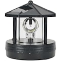 Miniatyrbillede 1 af 5: LED Solcelledrevet Fyrtårn, 360 Graders Roterende Lampe LED Solcelle Fyrtårn Landskabssti Lys Ga