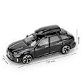 Miniatyrbild 1 av 5: 1/32 RS6 Leksaksbilmodell med Ljud Ljus Dörrar Öppnade Legering Diecast Modellfordon Samling Leksak för Pojke Vuxen Festivalpresent Black