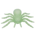 Miniatyrbillede 1 af 5: Simuleret Edderkop Realistisk Livagtig Ikke-deformerbar Halloween Flocking Edderkop Gyser Scener Spøgelseshus Dekorationer Fluorescent Green S