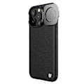 Pikkukuva 1 / 5: NILLKIN CamShield Prop iPhone 15 Pro Max -kotelo Kameran Peite PU-nahka+PC+TPU Magneettinen Puhelimen Kotelo Multicolor Style B