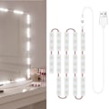 Miniatyrbilde 1 av 5: 14 stk LED-speil lys dimbar berøring kontroll speil lys bad speil lys med USB-kabel LED-stripe lys speil