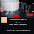 Miniatyrbillede 7 af 7: Dobbeltsidet Nanotape Transparent 3M Længde Transparent