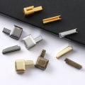 Miniatyrbillede 6 af 10: 10 stk. Metal lynlås-stoppere Reparation lynlås-stoppere SORT sort black