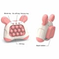 Miniatyrbild 3 av 4: Snabbtryckande bubblor Spelkonsol Pop It Konsol Pussel Leksak Sensorisk Ångestlindring Fidget Leksaker Födelsedagspresenter för Barn Pink