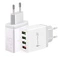 Miniatyrbillede 3 af 6: 5V/3.1A strømforsyning Hurtig oplader Strøm 4-port USB QC 3.0