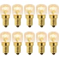 10-pack Saltlampa 15W E14 Glödlampa Varmvit för Ugn