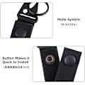 Miniatyrbilde 5 av 7: Taktisk hengebelte webbing karabinkrok spenne stropp nylon snapkrok klips, nøkkelring nøkkelholder ring taktisk ryggsekk klips