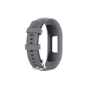 Miniatyrbilde 1 av 4: Erstatningssilikon Justerbar Klokkerem Armbånd For G-armin Vivofit 4 Grey L