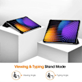 Miniatyrbillede 2 af 4: Til Xiaomi Pad 7 Pro/Pad 7 Etui Mønster Print Læder Stand Tablet Cover Multicolor Don't Touch Me