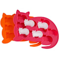 Miniatyrbild 1 av 4: 2-pack silikonformar för isbitar i form av katter