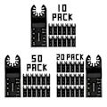 Miniatyrbild 2 av 5: 10-50 st Oscillerande Multiverktygssågblad Trä Metall Skärblad Multiverktygsblad 20pcs