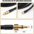 Pikkukuva 3 / 5: 15 m / 50 ft painepesurin letku, 2300 Psi / 160 bar viemärin ja letkun puhdistusletkusarja sovittimella Karcher K -sarjaan