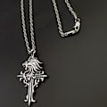 Pikkukuva 2 / 3: Final Fantasy Viii -kaulakoru, leijonanpään riipus, cosplay, unisex, hopeanvärinen, ristiriipus, asusteet, korut, lahjat