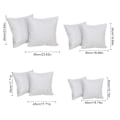 Miniatyrbilde 2 av 5: Putevar i lin-look for hjemmet, dekorative, til sofa, soverom, bil, med glidelås Light gray 50*50cm