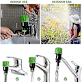 Miniatyrbillede 2 af 5: Køkkenhave Vandhane Slange Rør Snap Connector Adapter Værktøj, Universal Vandhane Connector Adapter Køkken Rør Samler Fitting Boris