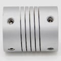 Miniatyrbillede 4 af 5: 6mm til 8mm Akselkobling 25mm Længde 18mm Diameter Kobling Aluminium Legering Ledforbindelse til 3D P