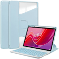 Pikkukuva 1 / 5: Lenovo Tab M11/Xiaoxin Pad 11 2024 -kotelo PU+akryyli tabletin telinekansi Bluetooth-näppäimistöllä Multicolor Style D