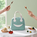 Miniatyrbild 7 av 8: Bärbar lunchväska Mini lunchväska Isolerad väska Bärbar söt lunchväska Utomhus picknickväska Isväska Utomhus förvaringsväska Green small