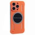 Skal för iPhone 15 Pro Max Hårt PC Ramlöst Värmeavledande Telefonskydd - Orange