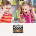Pikkukuva 5 / 8: Deluxe 2-in-1 shakki ja shakki - magneettinen taittuva shakkilauta