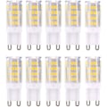 Pikkukuva 1 / 5: G9 LED-lamput, lämmin valkoinen 3000K 5W G9 LED, 10 kpl pakkaus