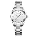 Pikkukuva 1 / 5: 6 Väriä Chenxi Merkki Kellon Luksus Naiset Vapaa-ajan Kellot Vedenkestävä Kellon Naiset Muoti Pukeutua Rhinestone Rannekello Cx021b 021B White Dial