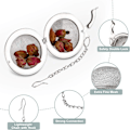 Miniatyrbillede 2 af 7: Te-infuser - Te-si i rustfrit stål, fødevaregodkendt mesh-tefilter (2-pak, 7 cm)