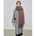 Miniatyrbillede 3 af 5: Stor Chunky Sjal Farverig Kashmir Følelse Oversized Sjal Tæppe Blød Stor Uld Shawl Tyk Vinter Varmt Kvinder Brown