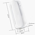 Miniatyrbillede 2 af 5: Ny Audio Walkie Talkie Ikke-Visuel Walkie Talkie Kablet Tovejs Intercom Dørtelefon Audio Villa Hjemmekontor Ikke-visuel